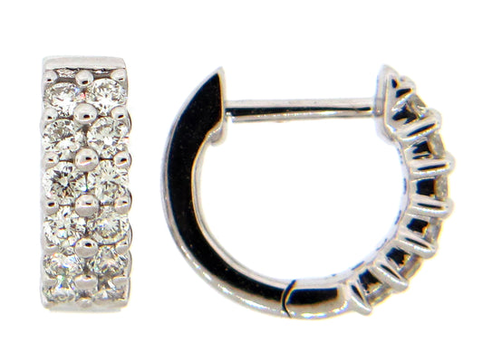 DIAMOND EARRING, 14KW (N)