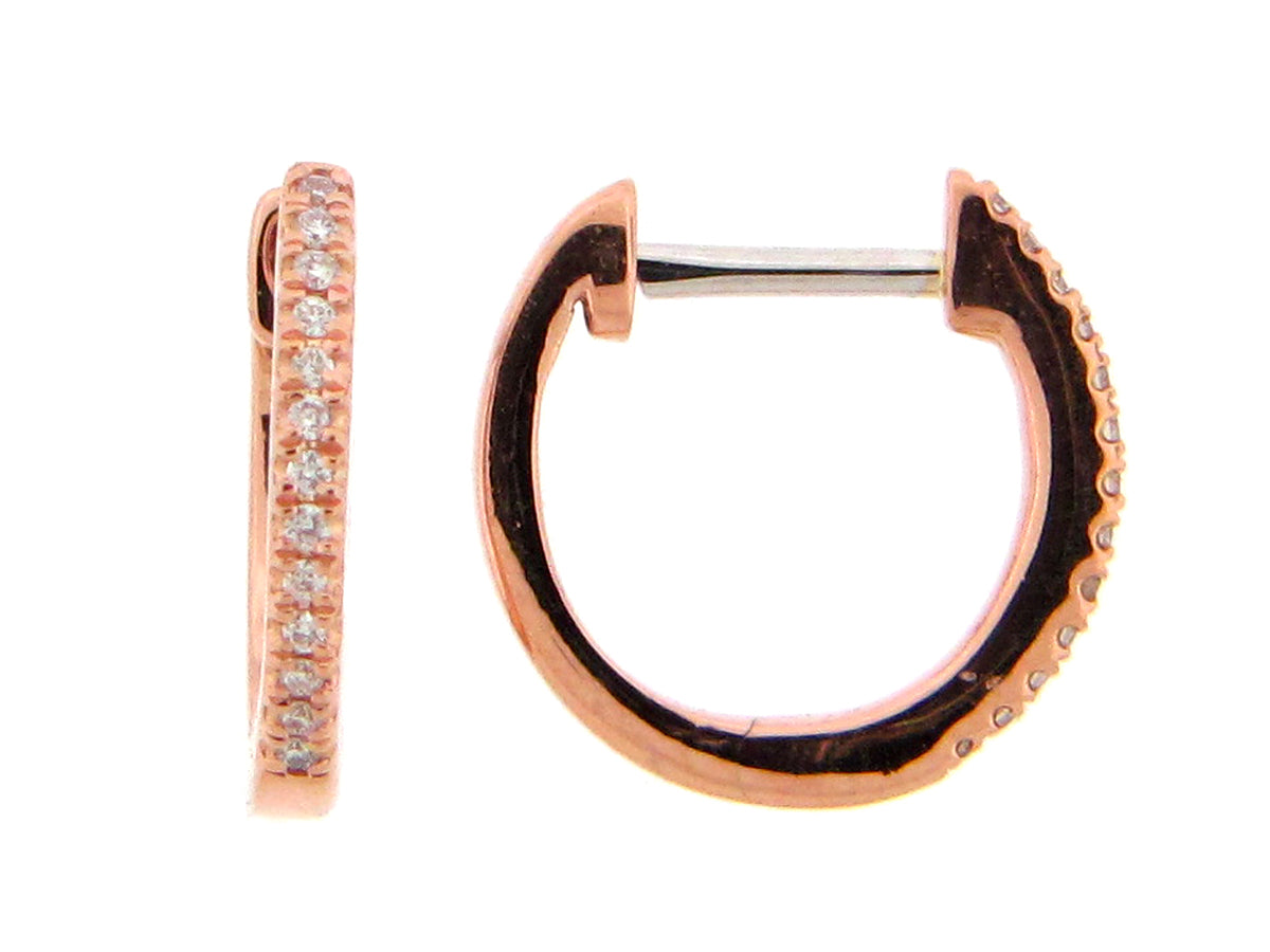 DIAMOND 12MM EARRING