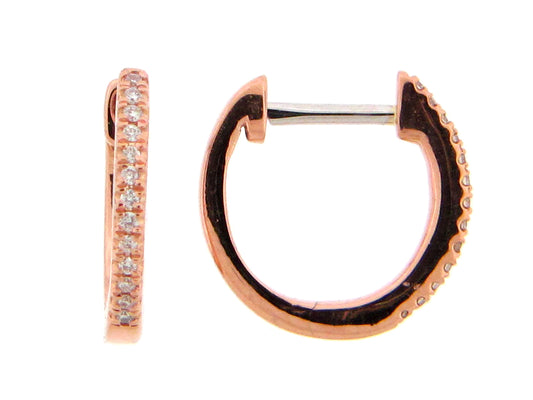 DIAMOND 12MM EARRING