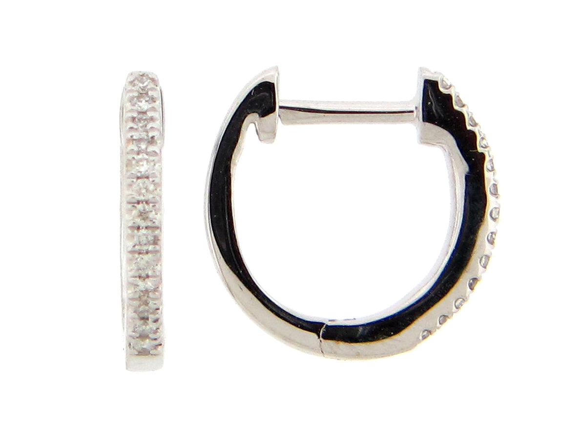 DIAMOND 12MM EARRING