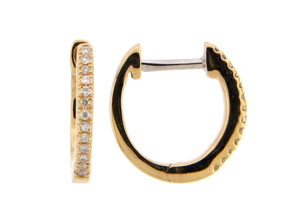 DIAMOND 12MM EARRING