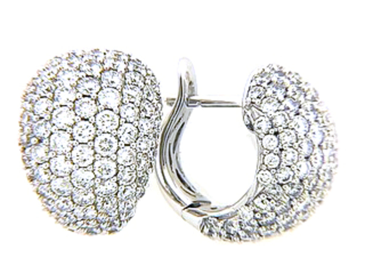 DIAMOND EARRING, 18KW (N), D=2.40