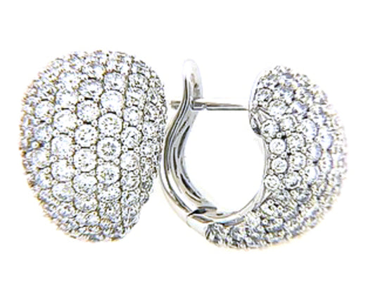 DIAMOND EARRING, 18KW (N), D=2.40