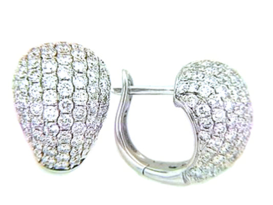 DIAMOND EARRING, 14KW (N), D=2.40