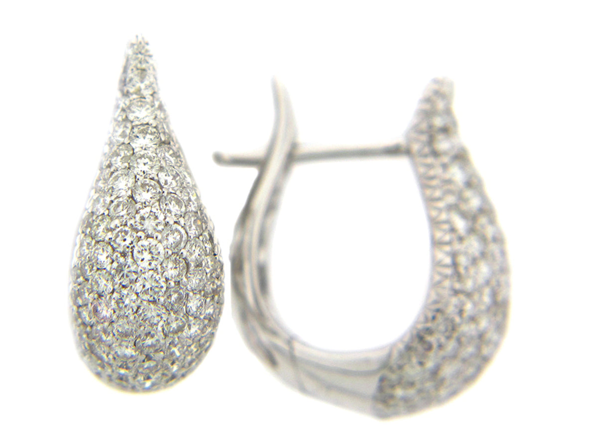 DIAMOND EARRING, 14KW (N), D=1.58