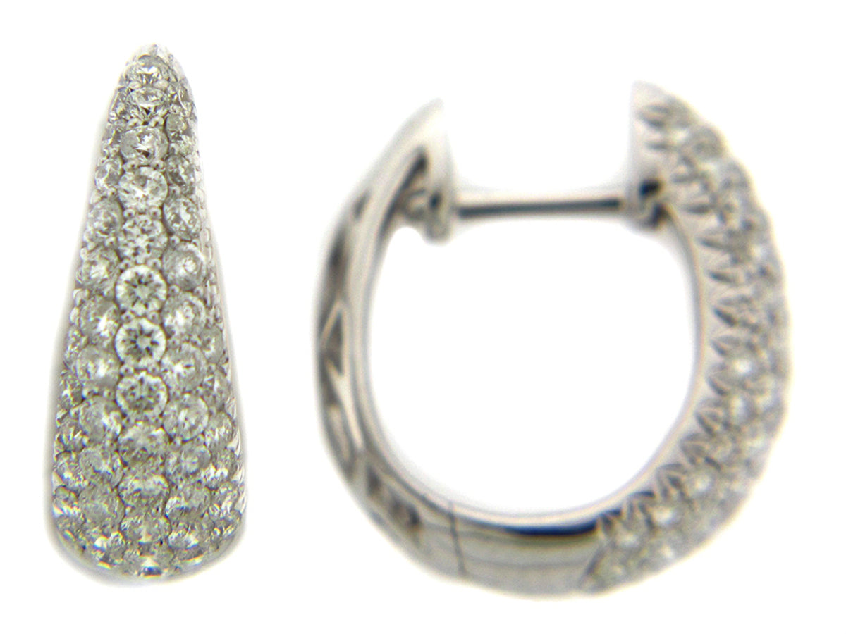 DIAMOND EARRING, 14 KW (N), D=1.09