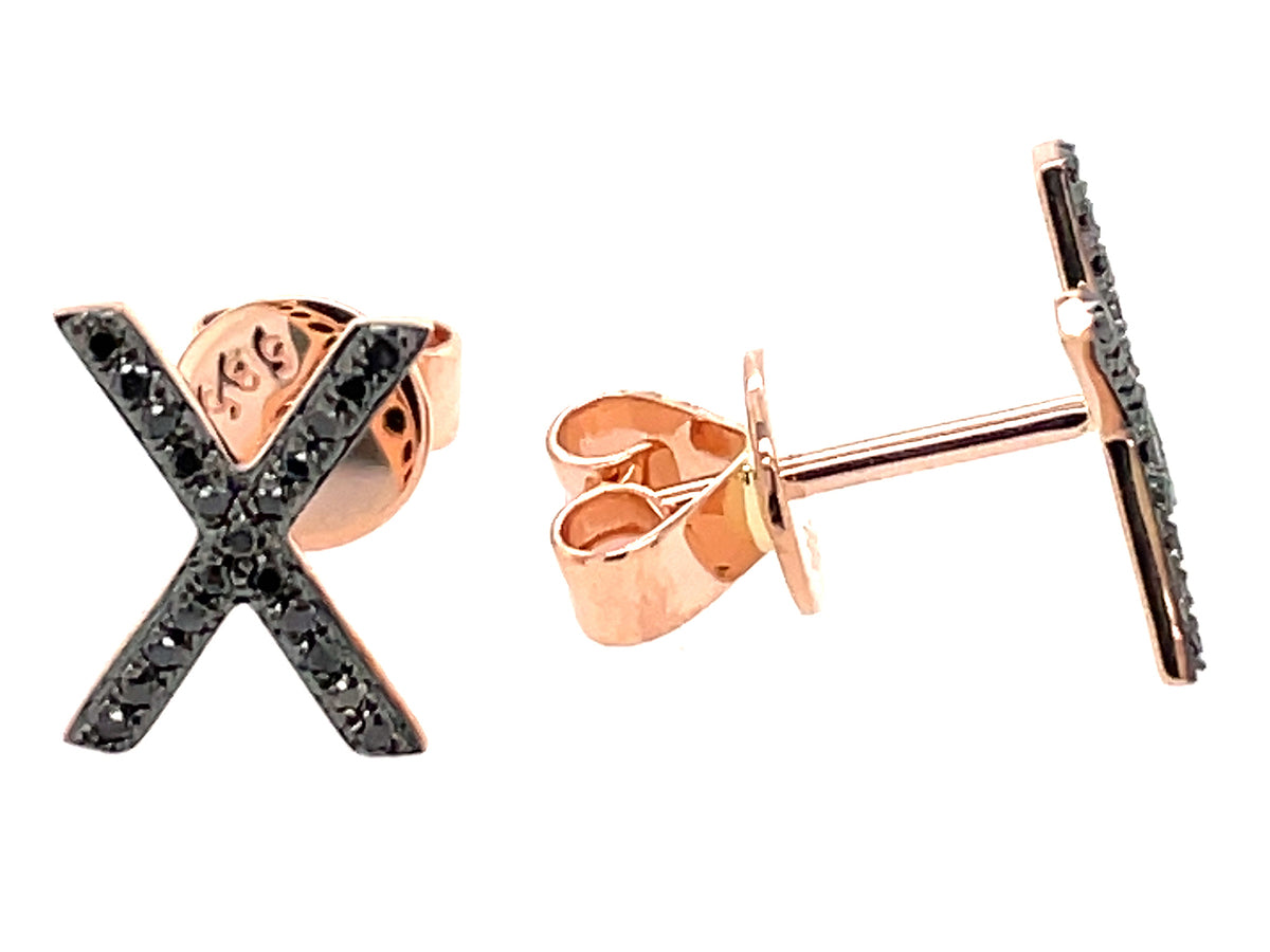 BLACK DIAMOND EARRING