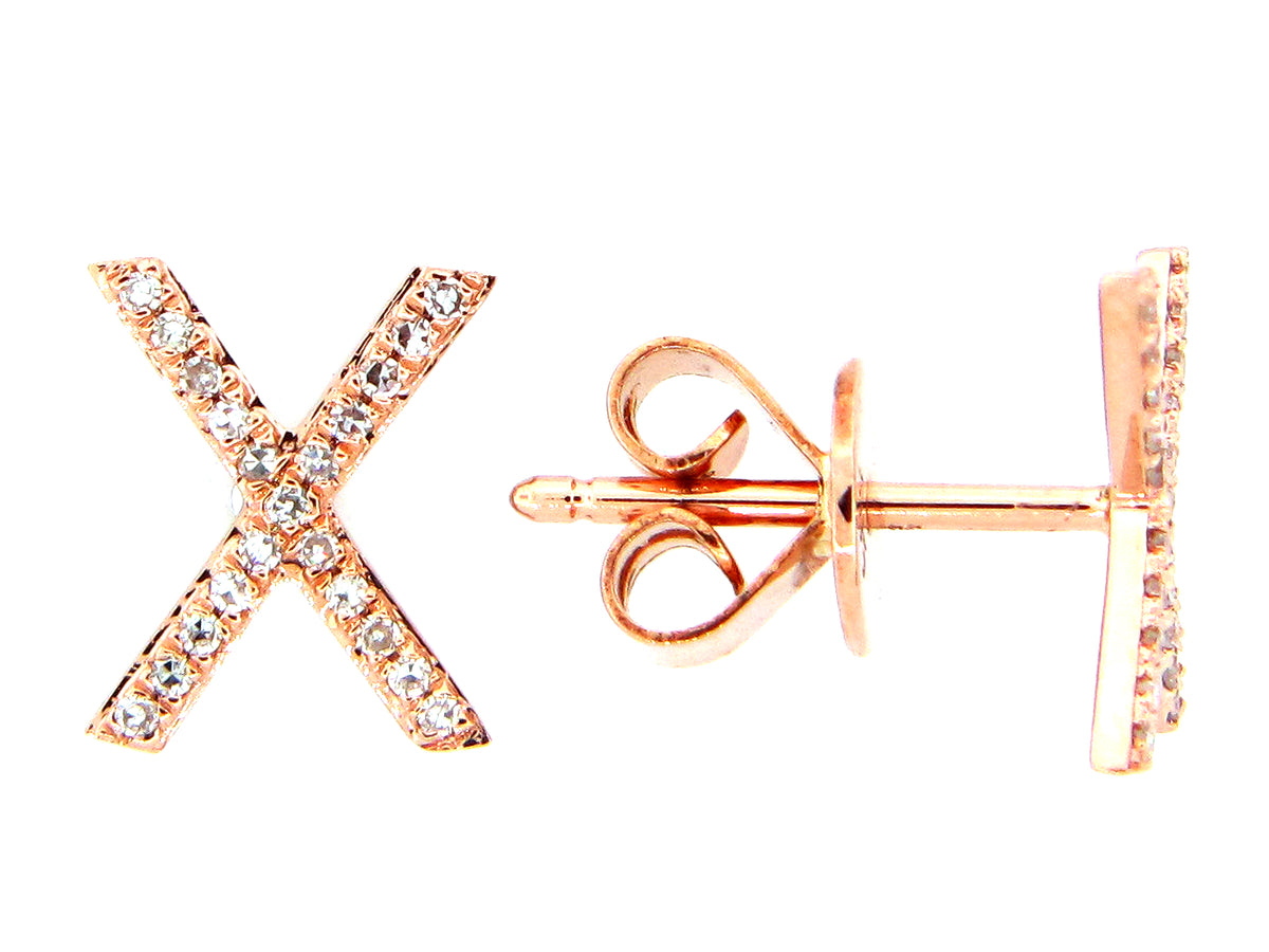 DIAMOND X EARRING