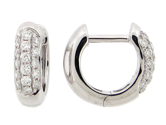 DIAMOND EARRING, 14KW (N)