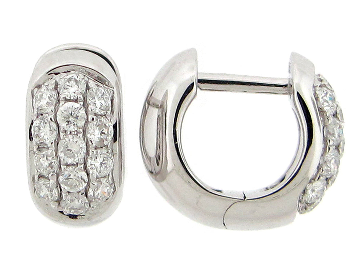 DIAMOND EARRING 14KW (N)