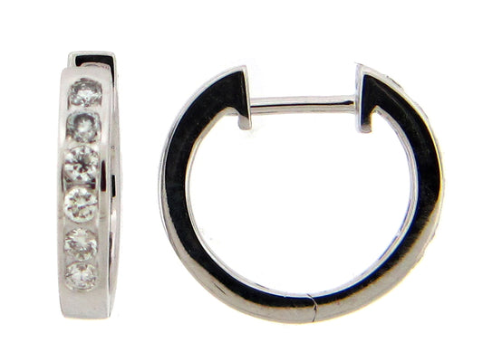 DIAMOND EARRING, 14KW (N)