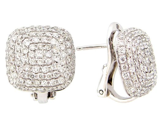 DIAMOND EARRING, 14KW (N)