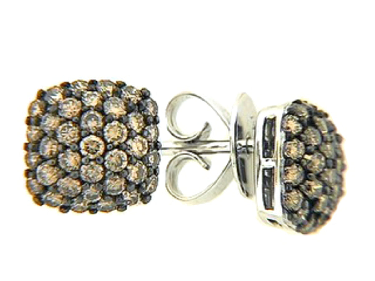 BROWN DIAMOND EARRING