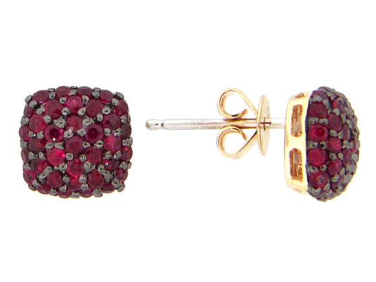 RUBY EARRING, 14KY (H)