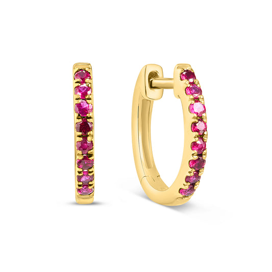 Ruby Essential Huggie Earring