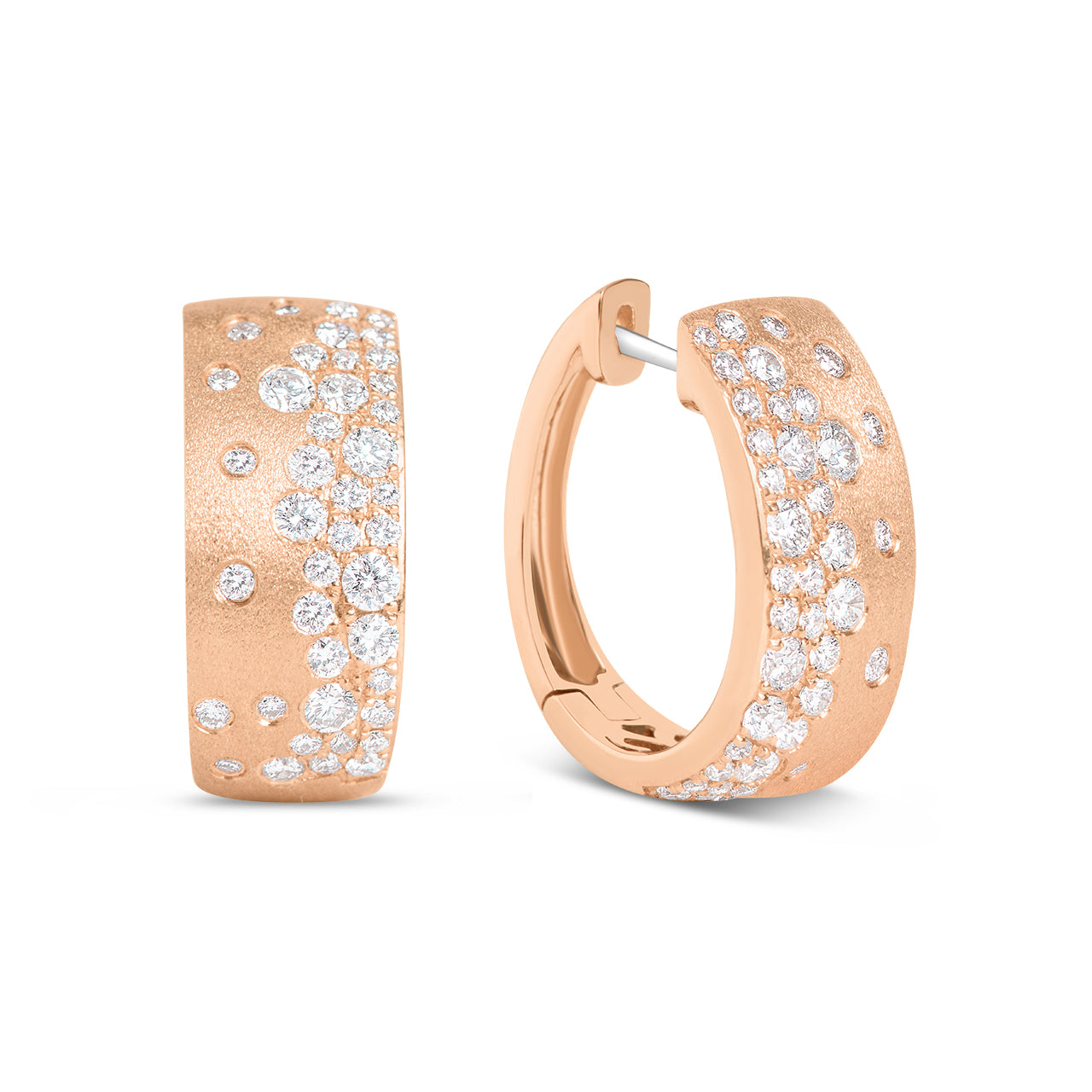 Diamond Confetti Signature Huggie Earring