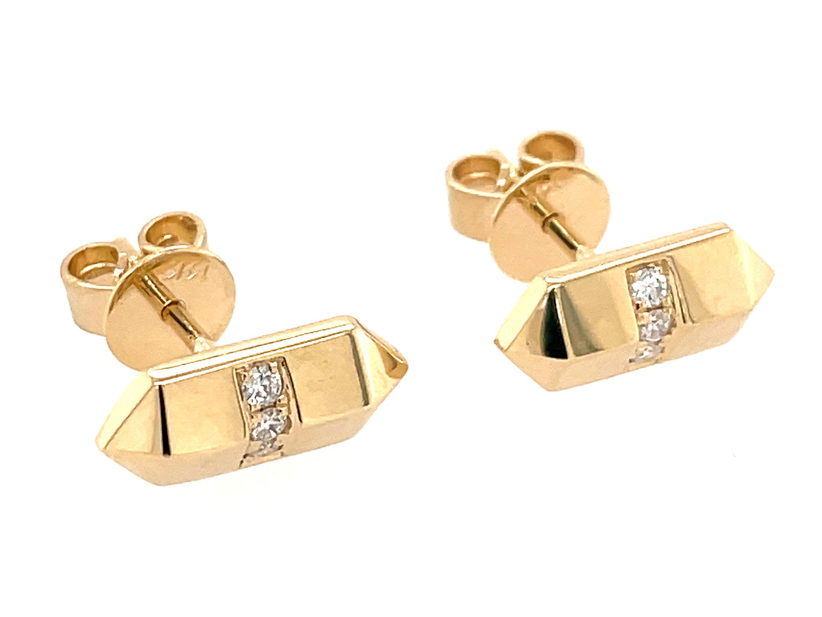 DIAMOND STUD PEARRING