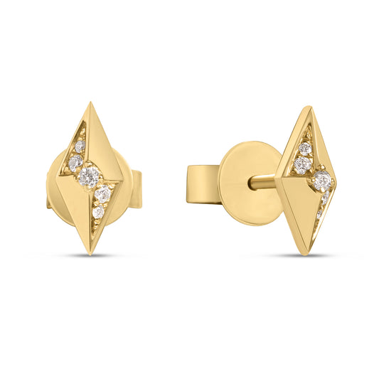 Diamond Apex Stud Earring