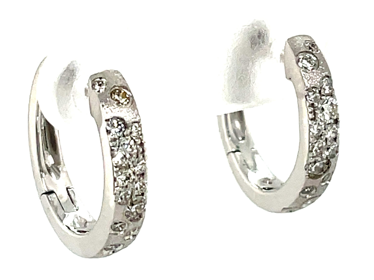 DIAMOND CONFETTI HUGGY EARRING