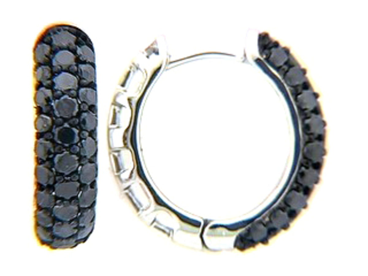 Black Diamond Earring, 14kw (R)