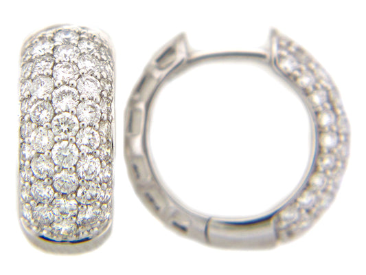 DIAMOND EARRING, 14KW (N) SPECIAL