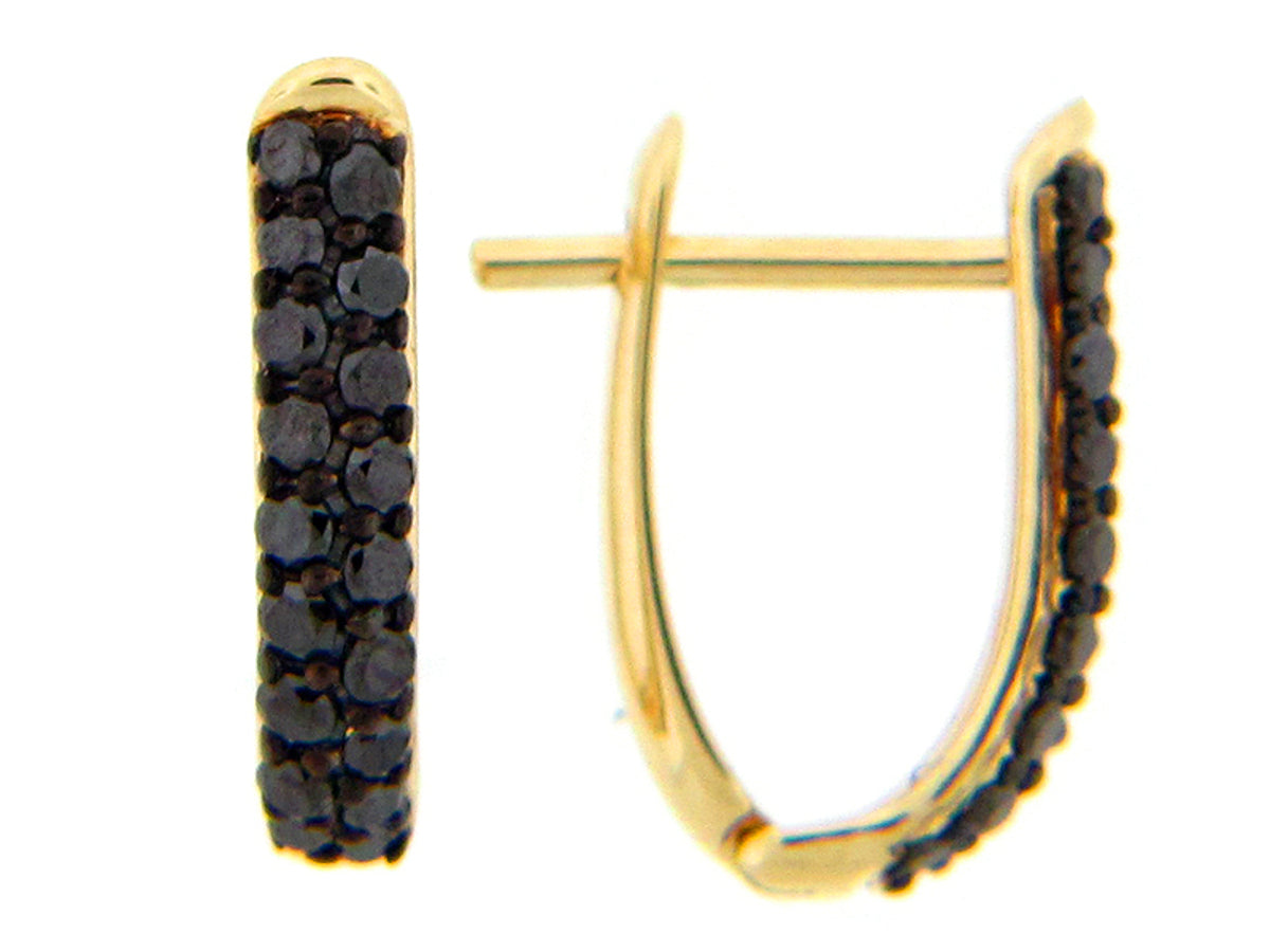 BLACK DIAMOND EARRING