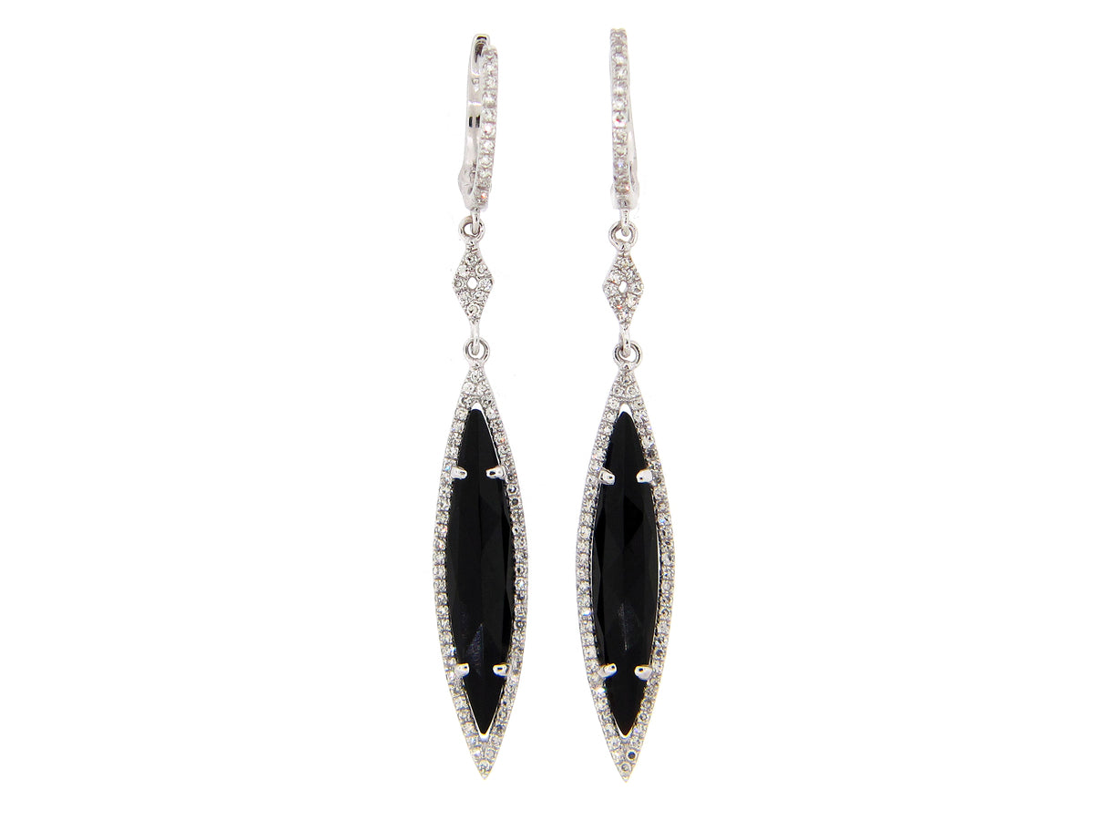 BLACK ONYX EARRING