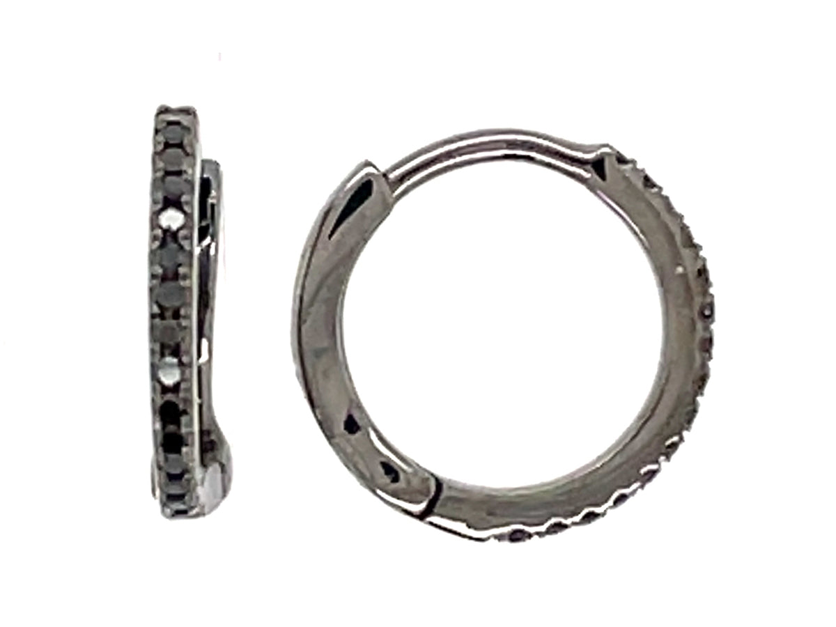 DIAMOND 10MM HUGGY EARRING