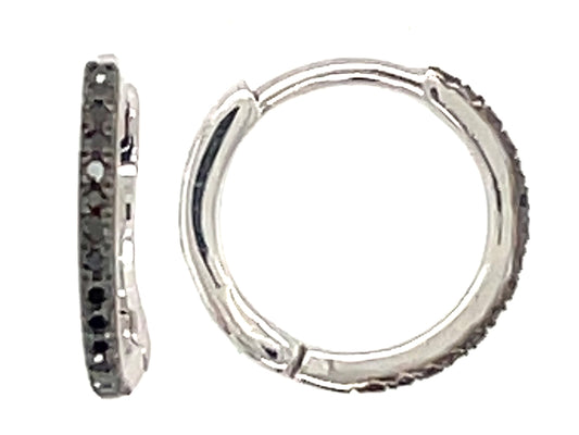 DIAMOND 10MM HUGGY EARRING