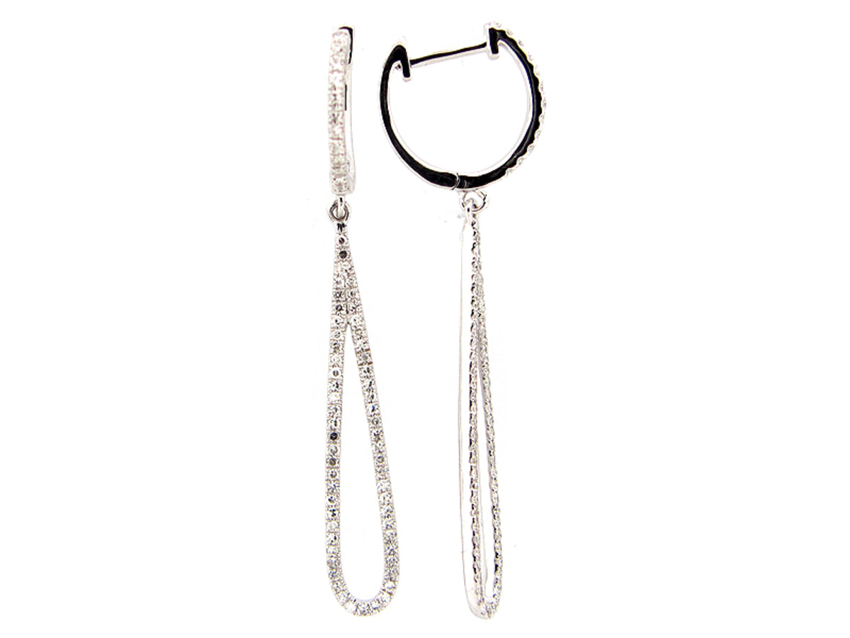 DIAMOND PEAR SHAPE EARRING