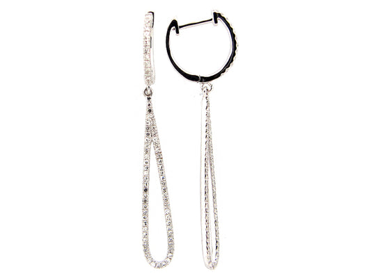 DIAMOND PEAR SHAPE EARRING