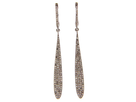 DIAMOND EARRING, 14KW