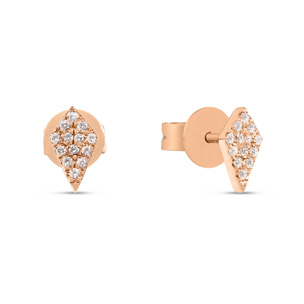 Diamond Kite Stud Earring