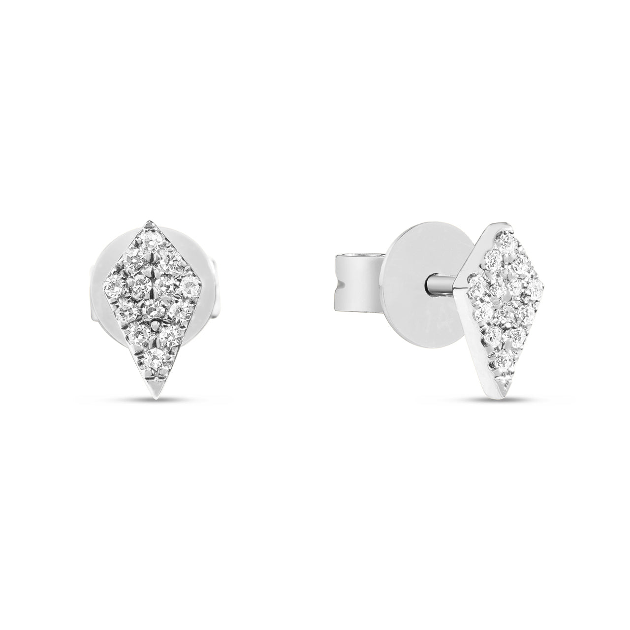Diamond Kite Stud Earring