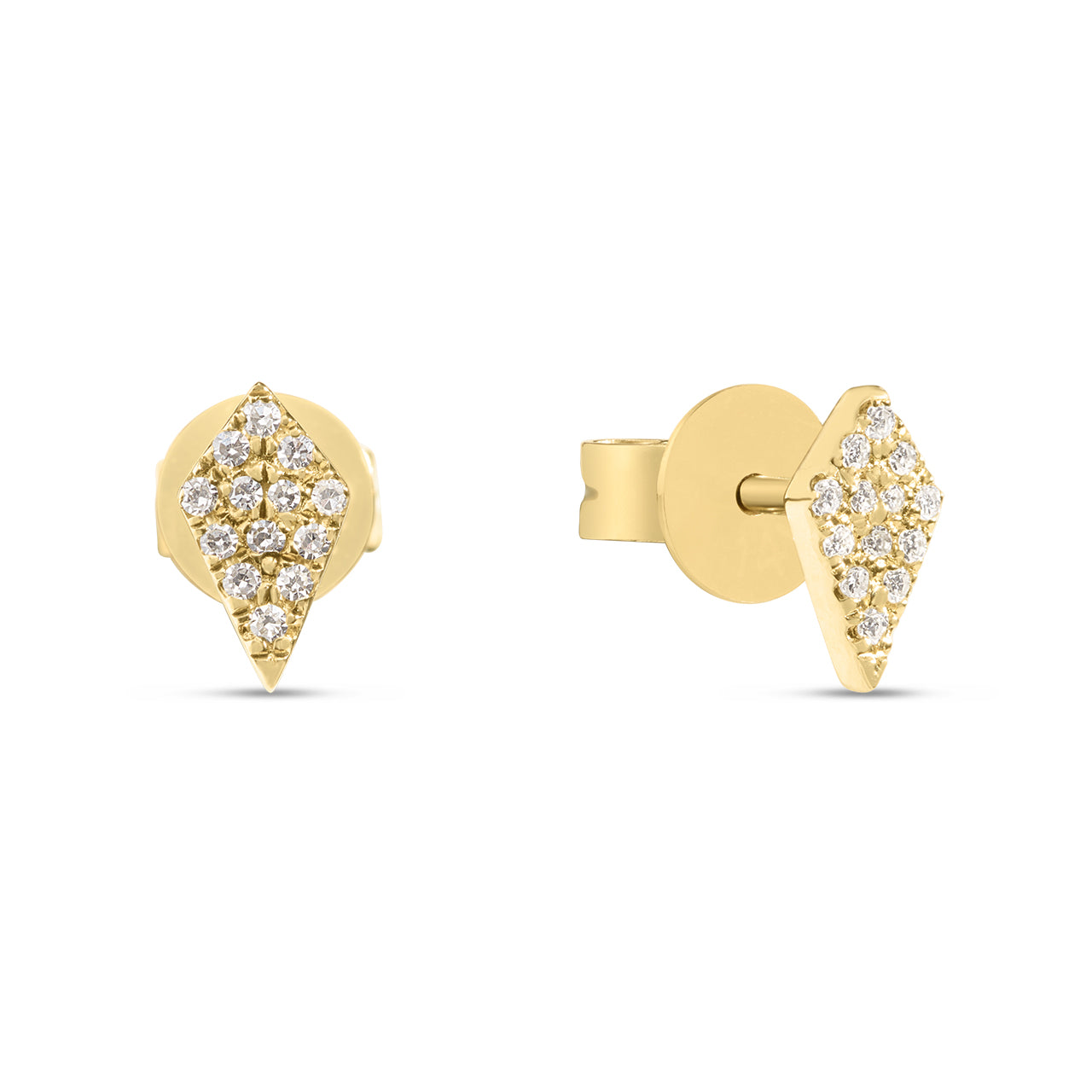 Diamond Kite Stud Earring