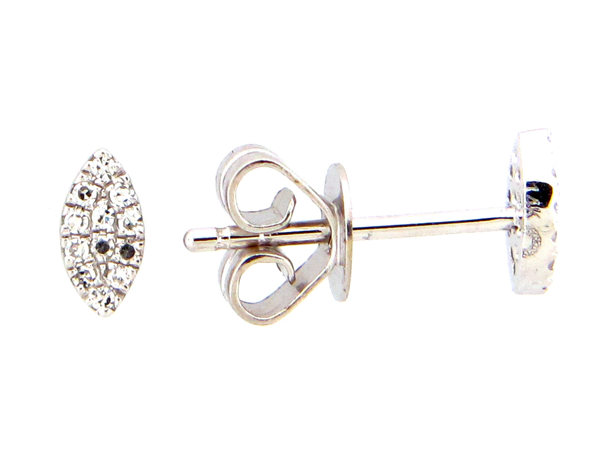 DIAMOND MARQUIS STUD EARRING