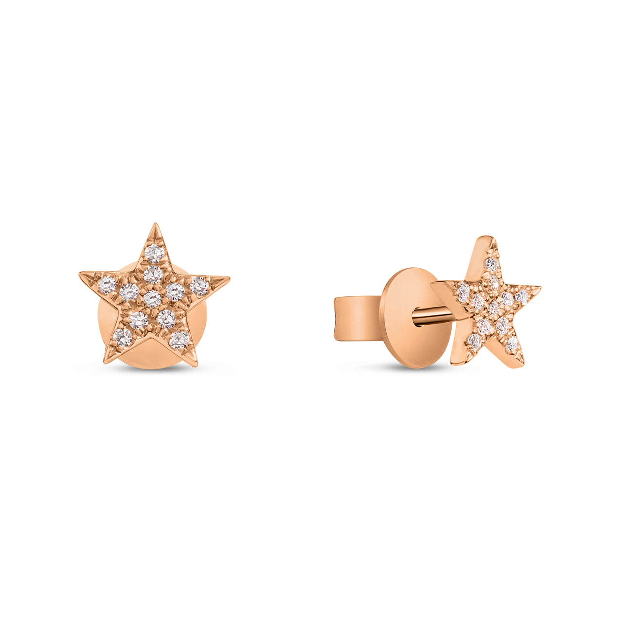 Diamond Star Stud Earring