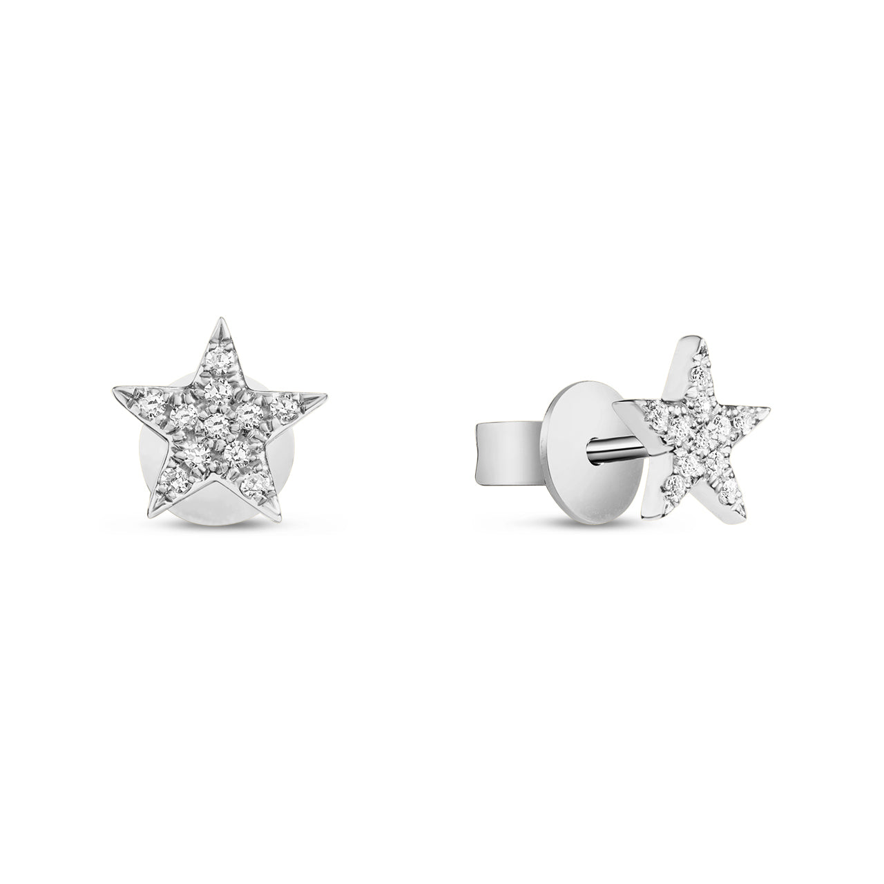 Diamond Star Stud Earring