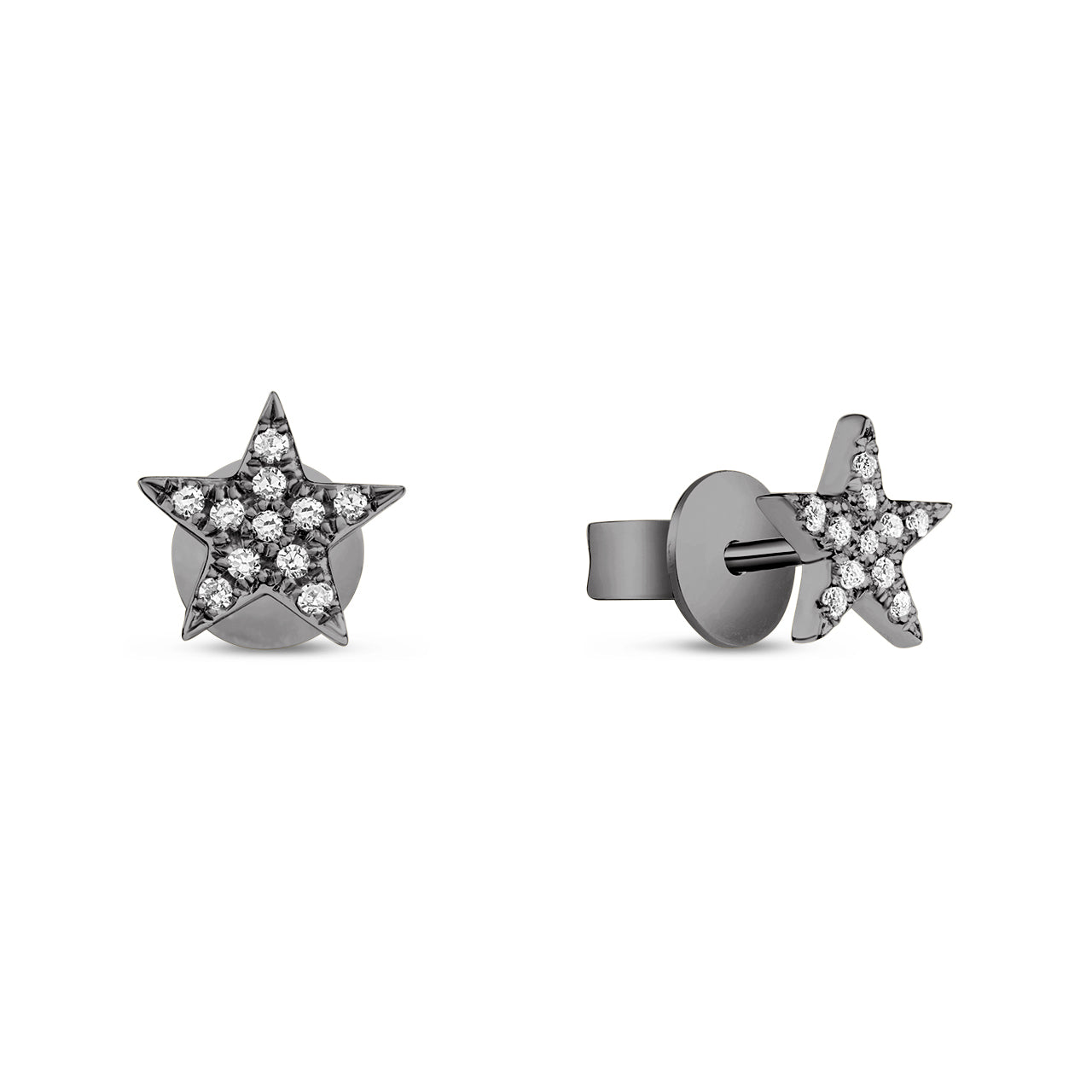 Diamond Star Stud Earring