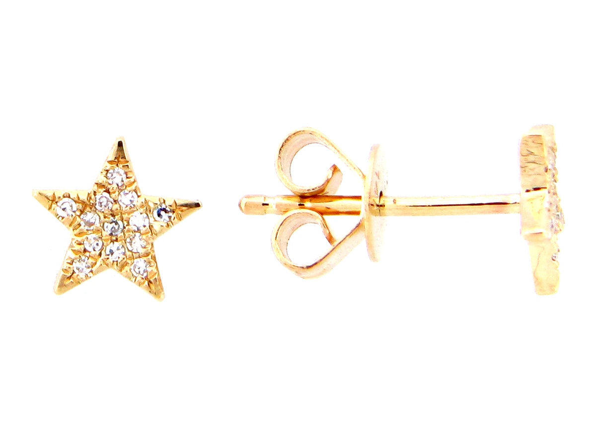 Diamond Star Stud Earring