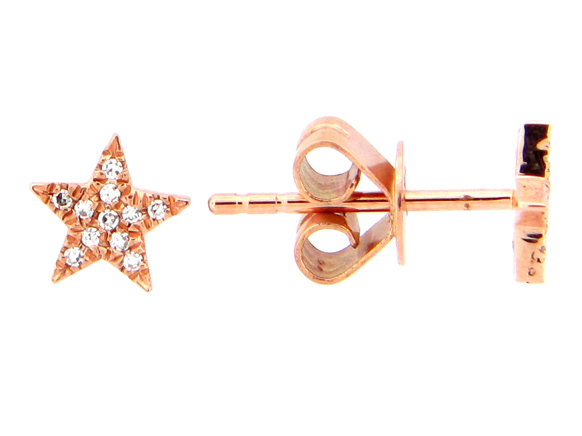 DIAMOND STAR STUD EARRING