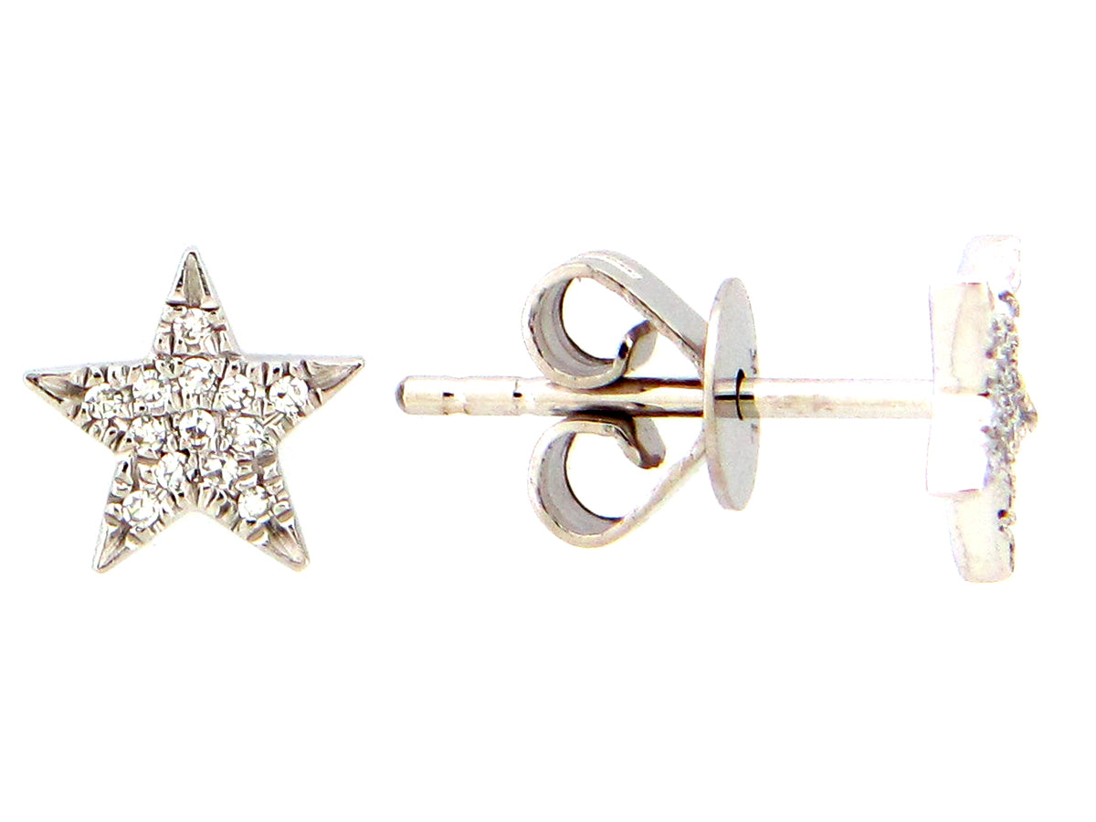 Diamond Star Stud Earring