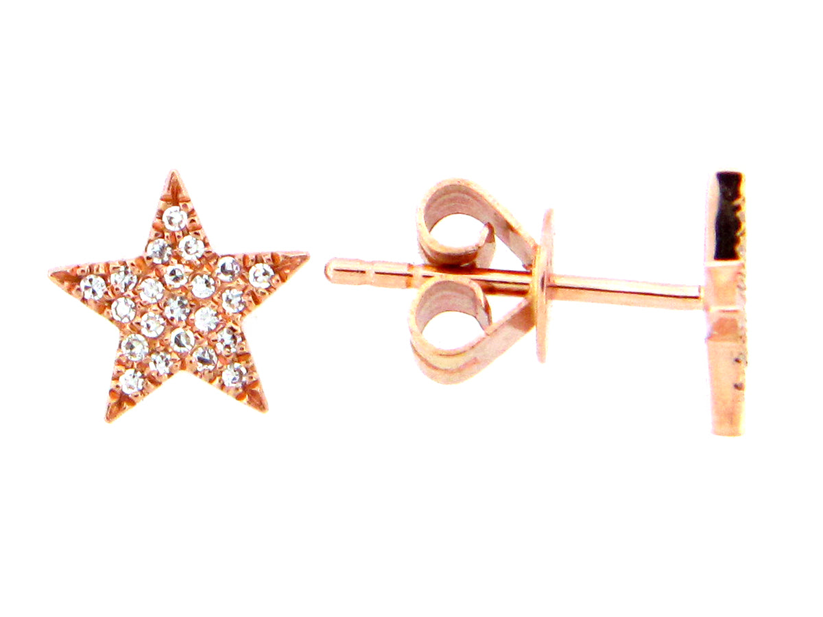DIAMOND STAR STUD EARRING