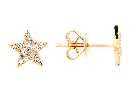 DIAMOND STAR STUD EARRING