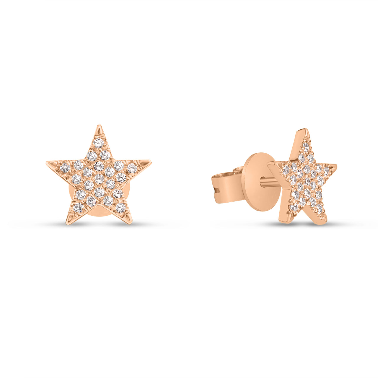 Diamond Star Stud Earring