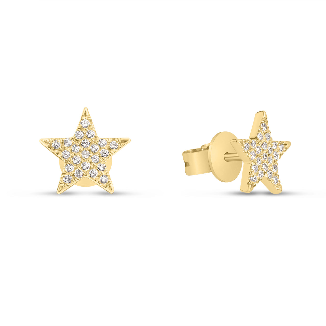 Diamond Star Stud Earring