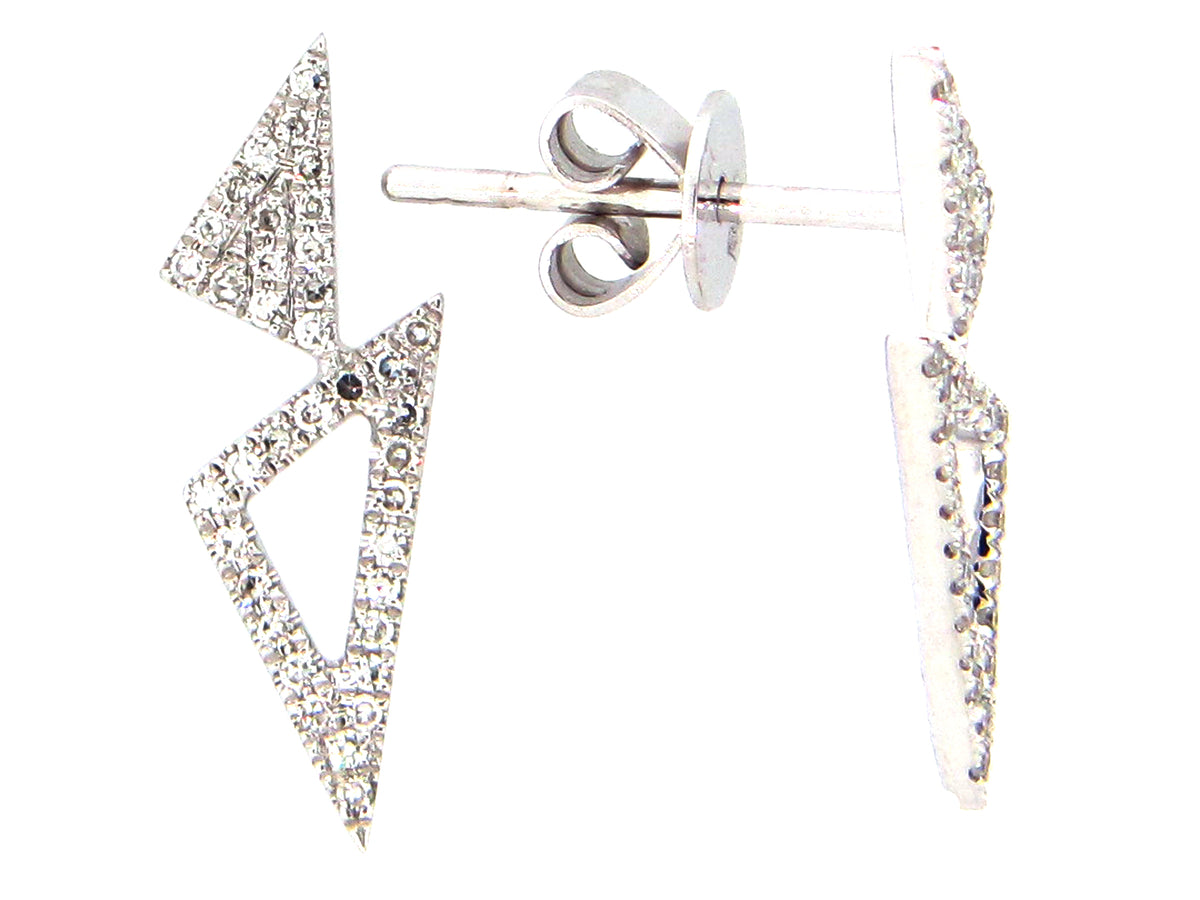 TRIANGLE DIAMOND EARRING