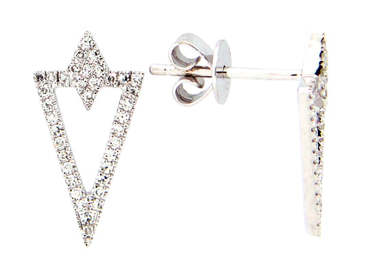DIAMOND TRIANGLE EARRING