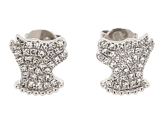 DIAMOND DOG STUD EARRING