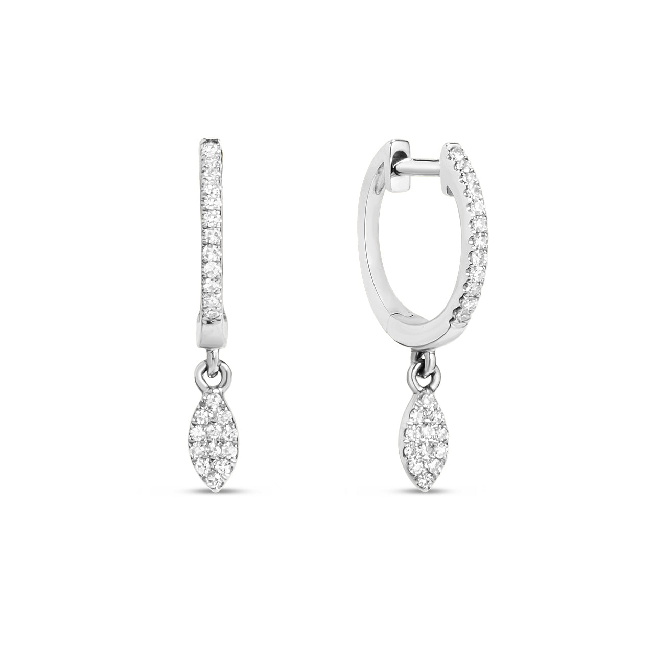 Diamond Marquise Dangle Earring
